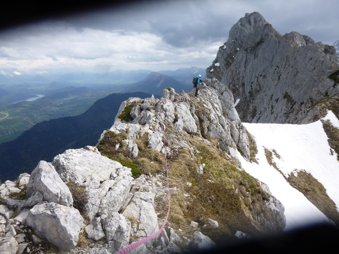 traversée d'arete