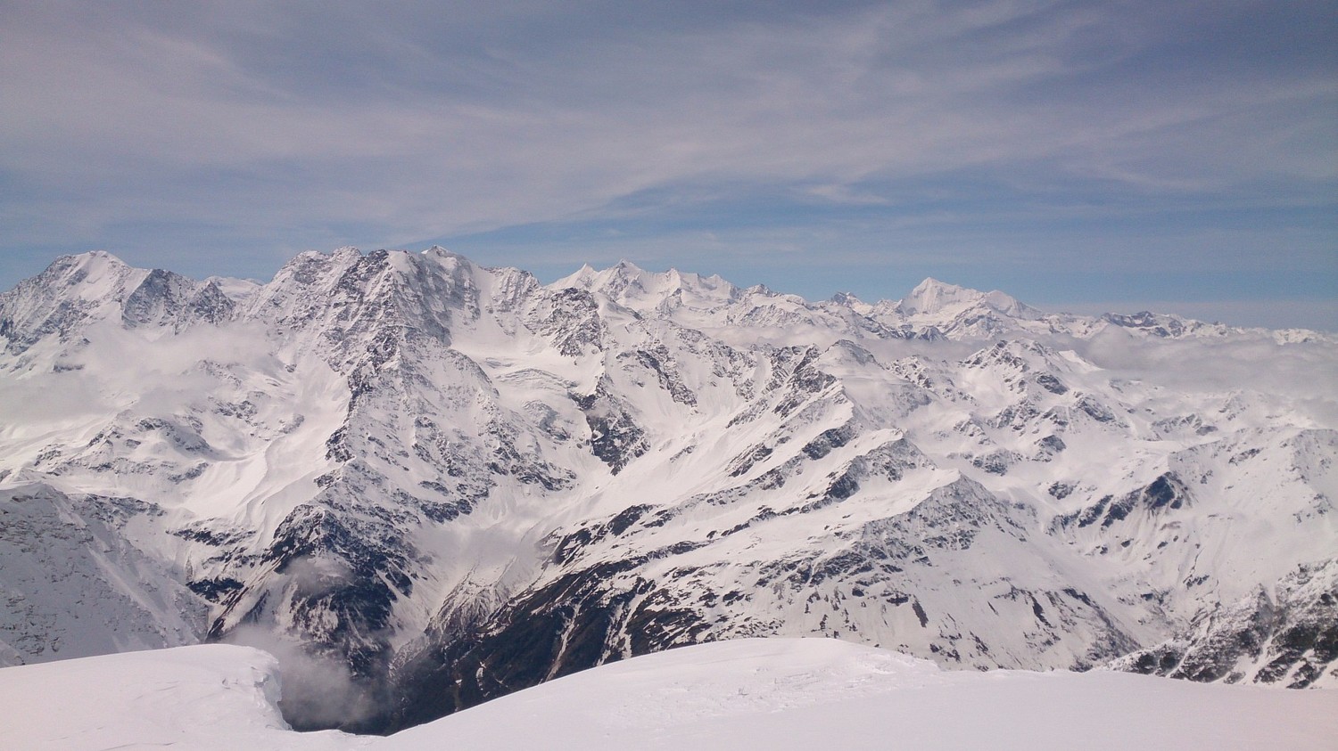 Du Weissmies au Weisshorn