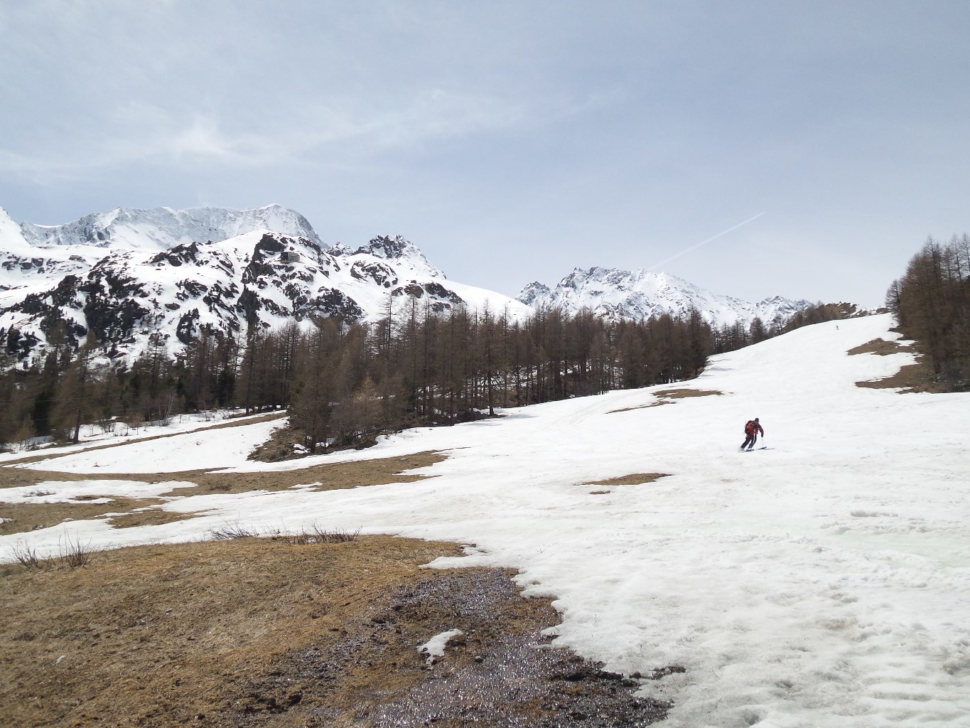 ça glisse jusqu'en bas des pistes