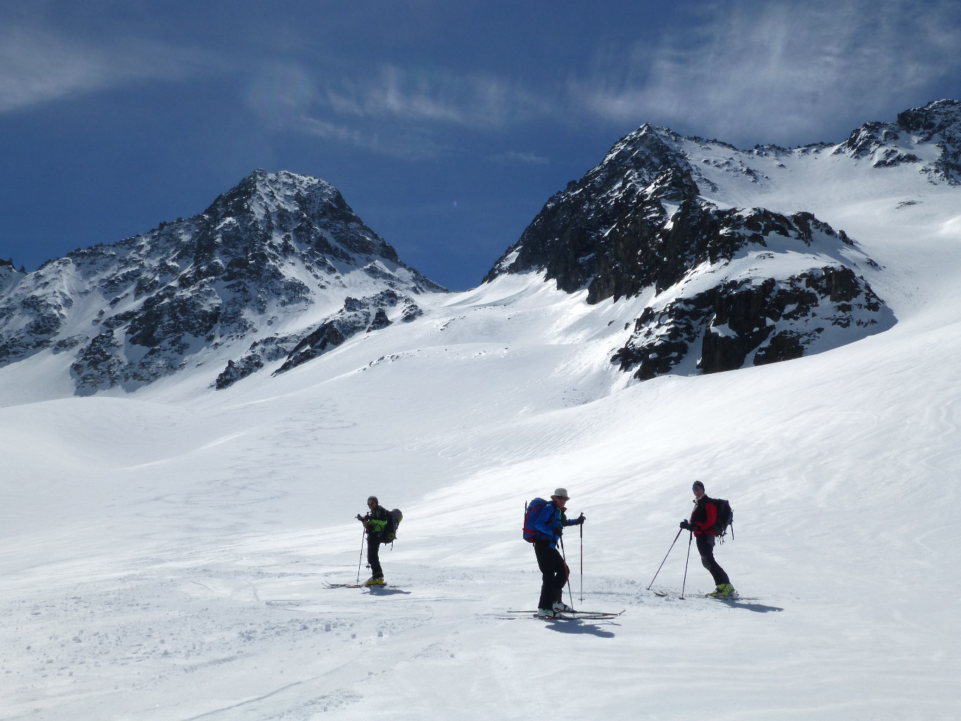 Descente de la Fuorcla da Piz Nair