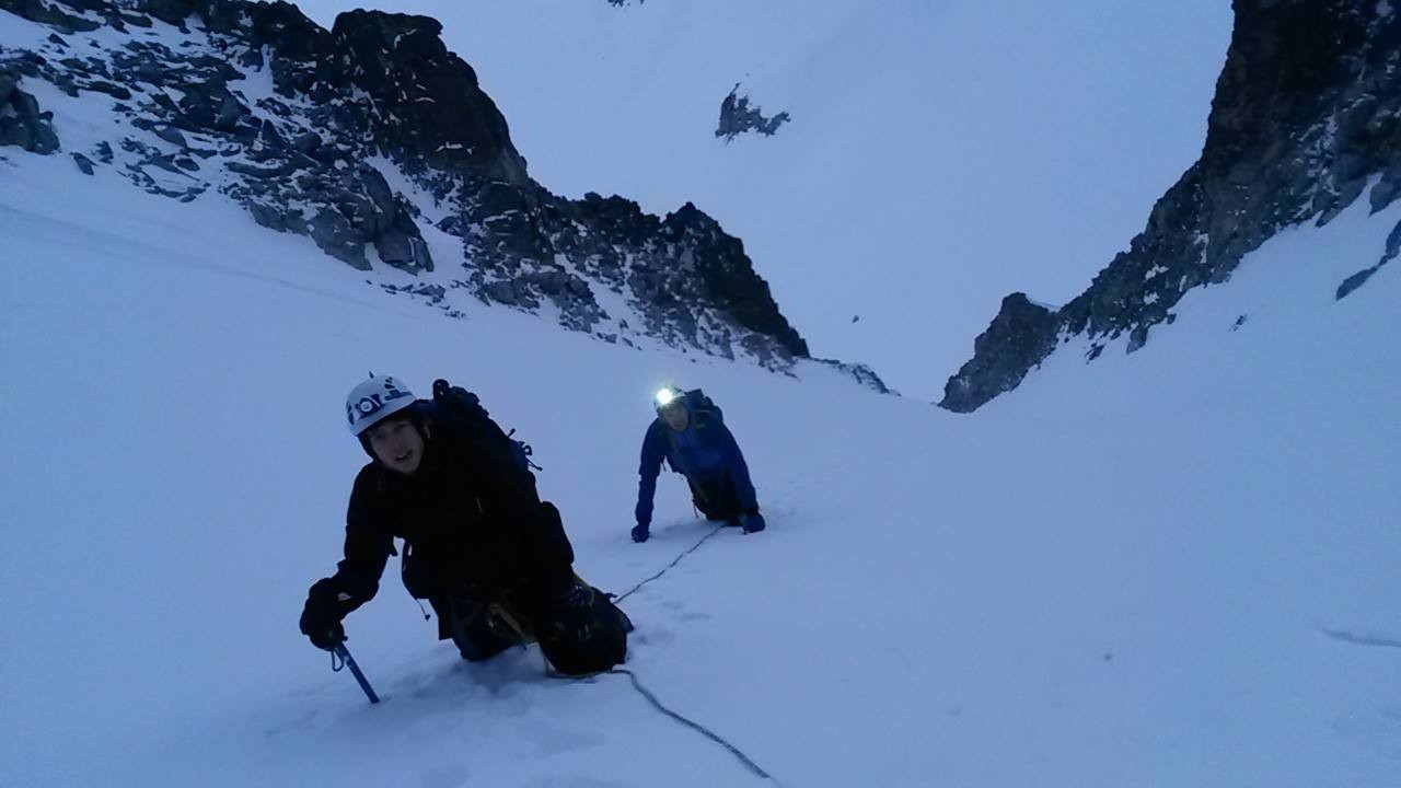 dans le couloir