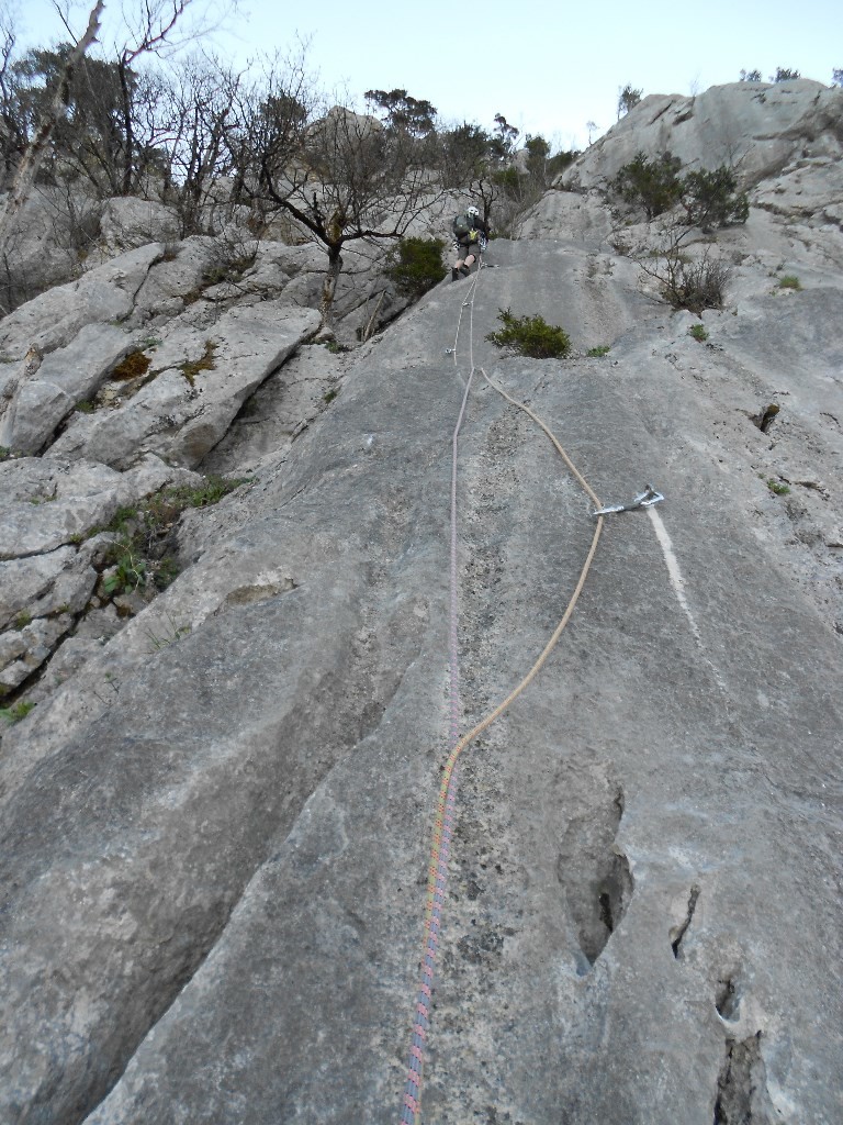 Maman en tête dans le 5c