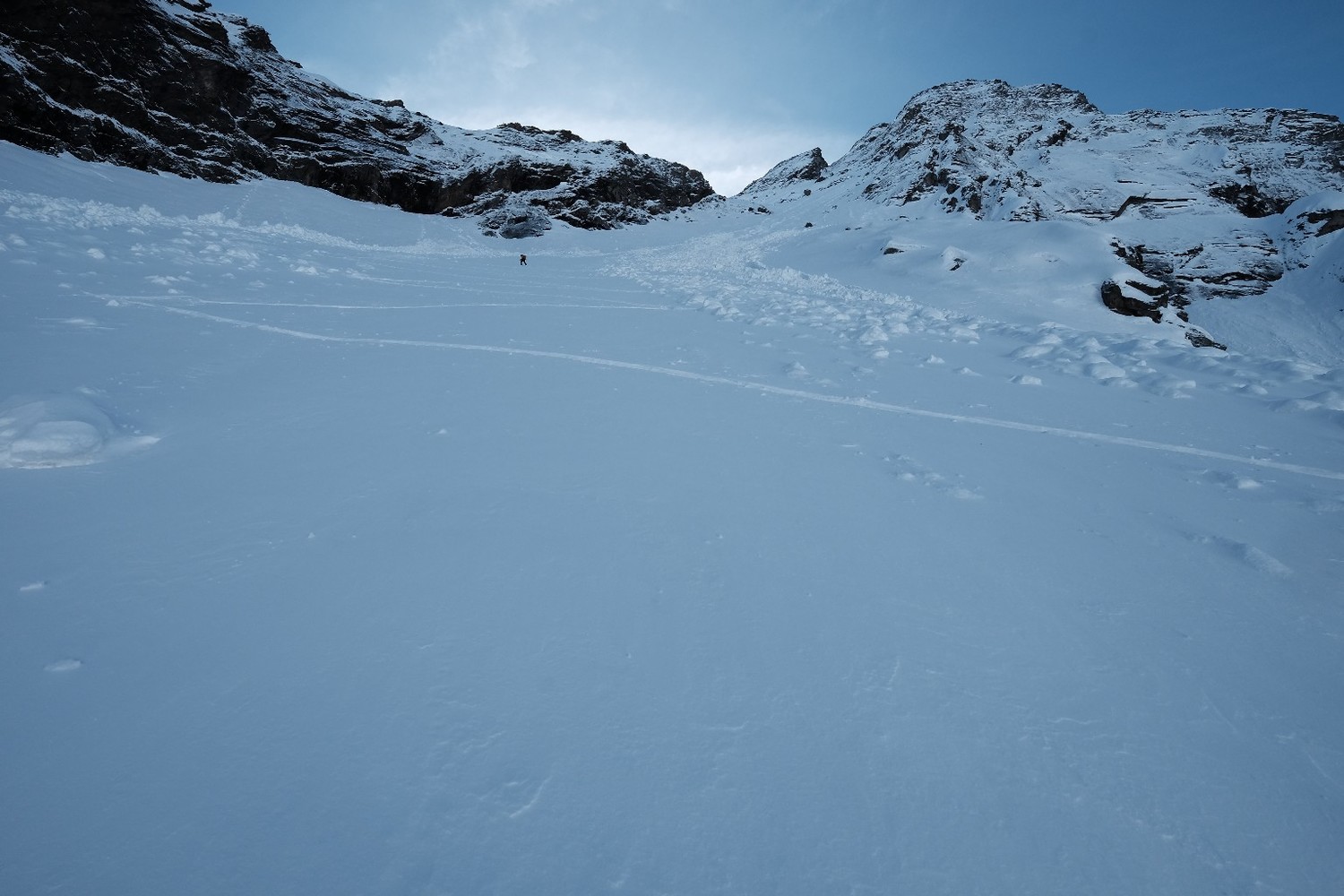 Nel canalone Chiovenda