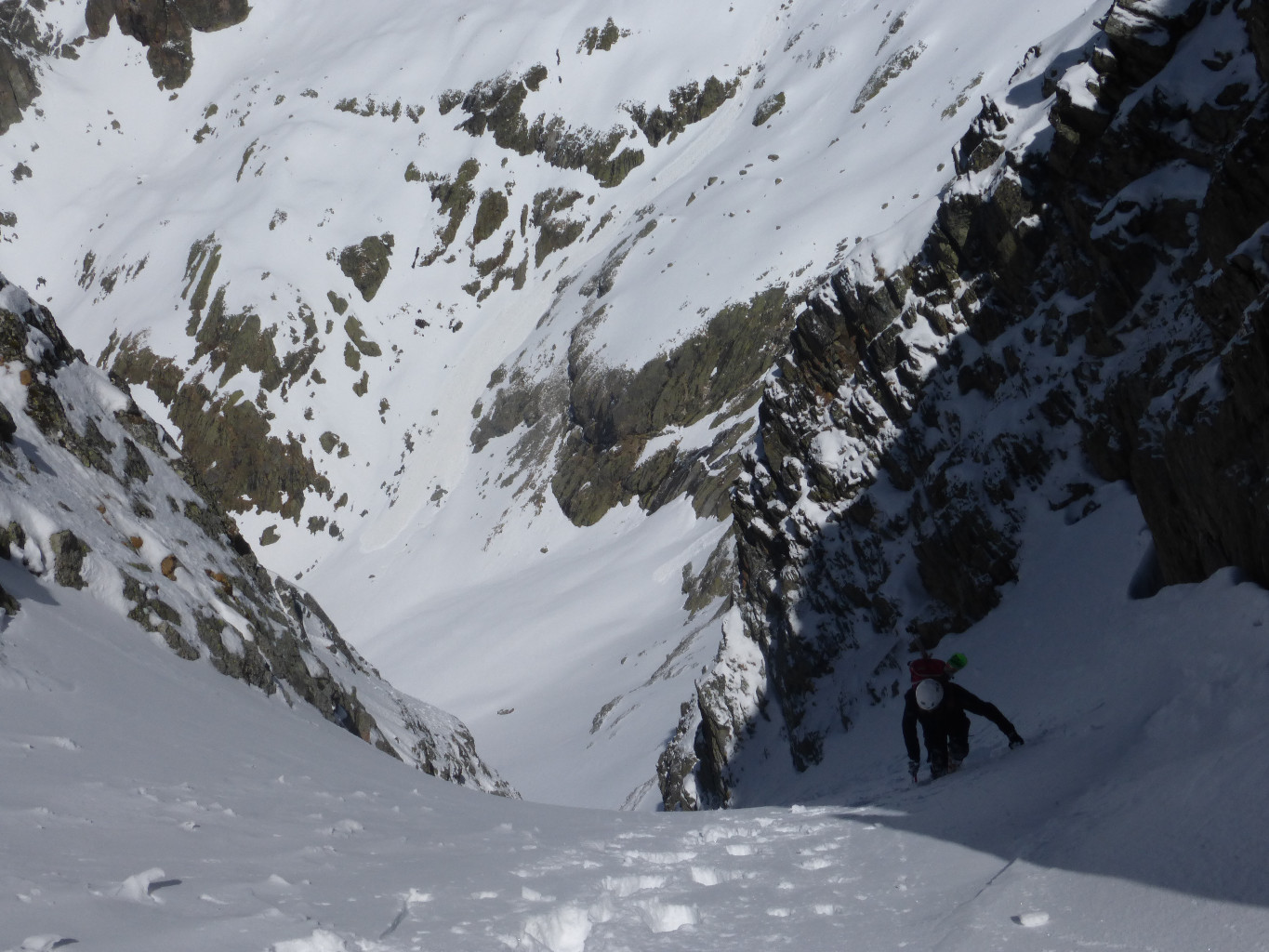 Le haut du couloir