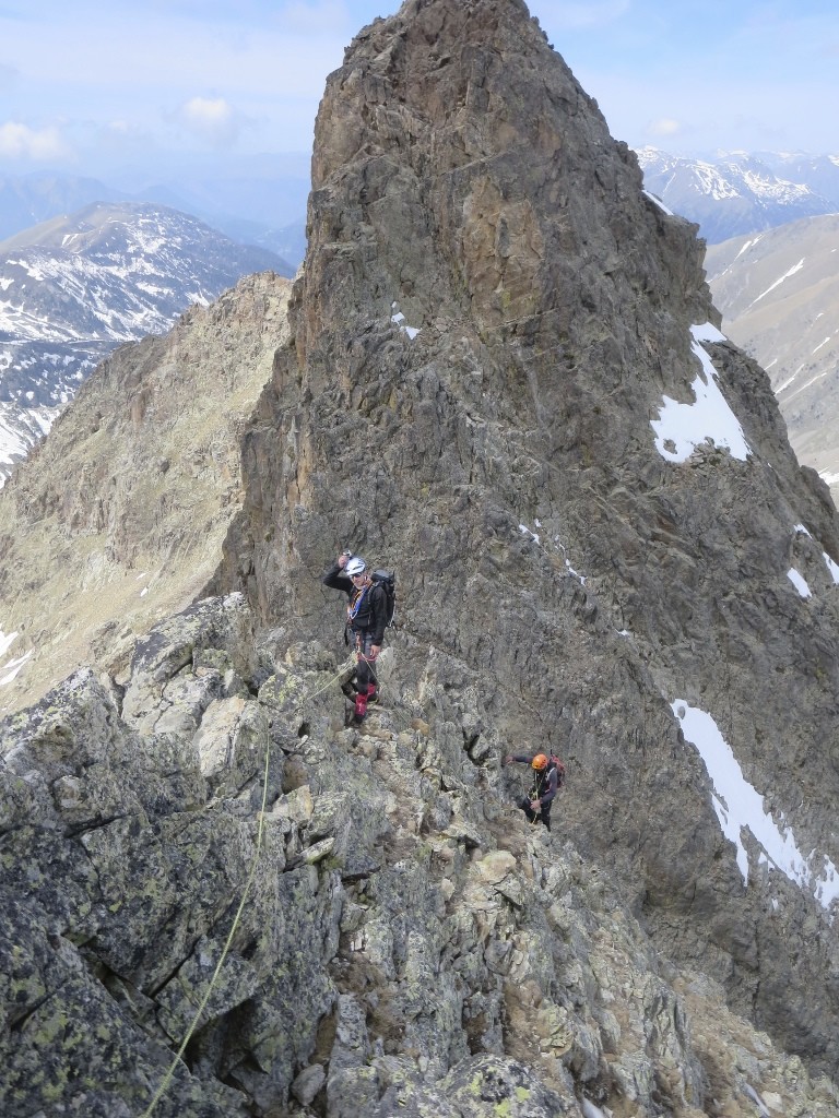 Sur l'arête W du Neiglier