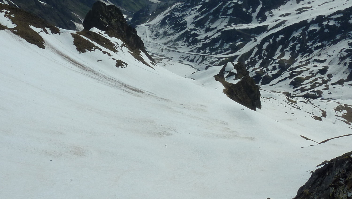 Vallon bien enneigé