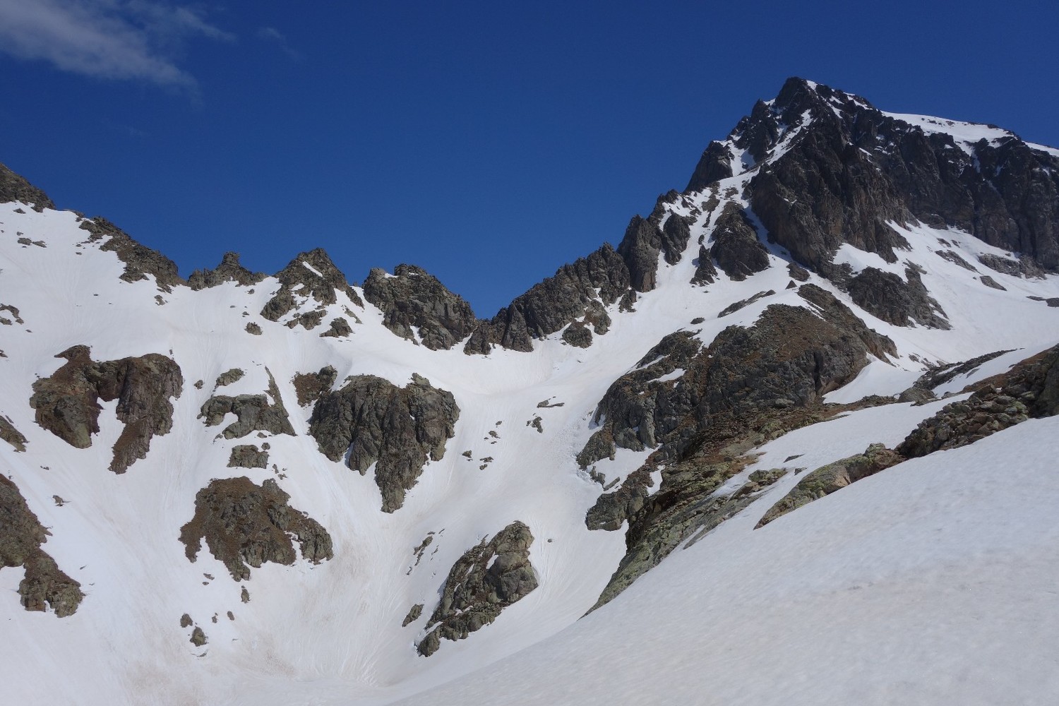 Depuis Col Wallon, Balaïtous, col Noir
