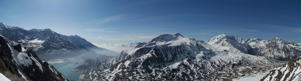 Versant Mont Cenis-Ambin depuis le pas de la Becchia
