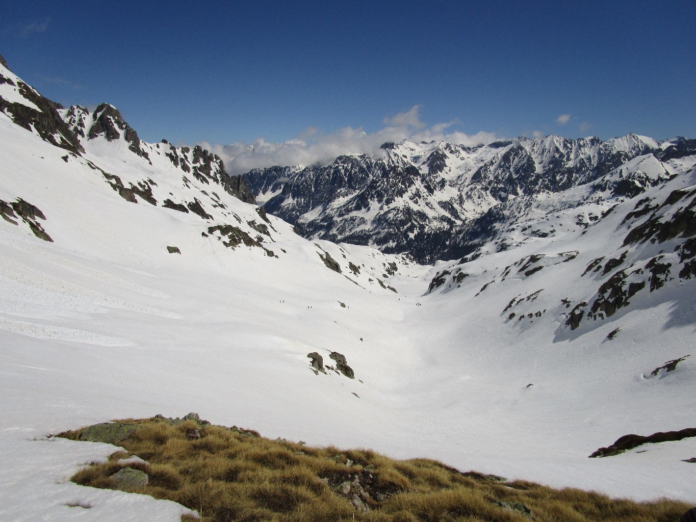 Au col à l'Est des Lacs du Pourtet