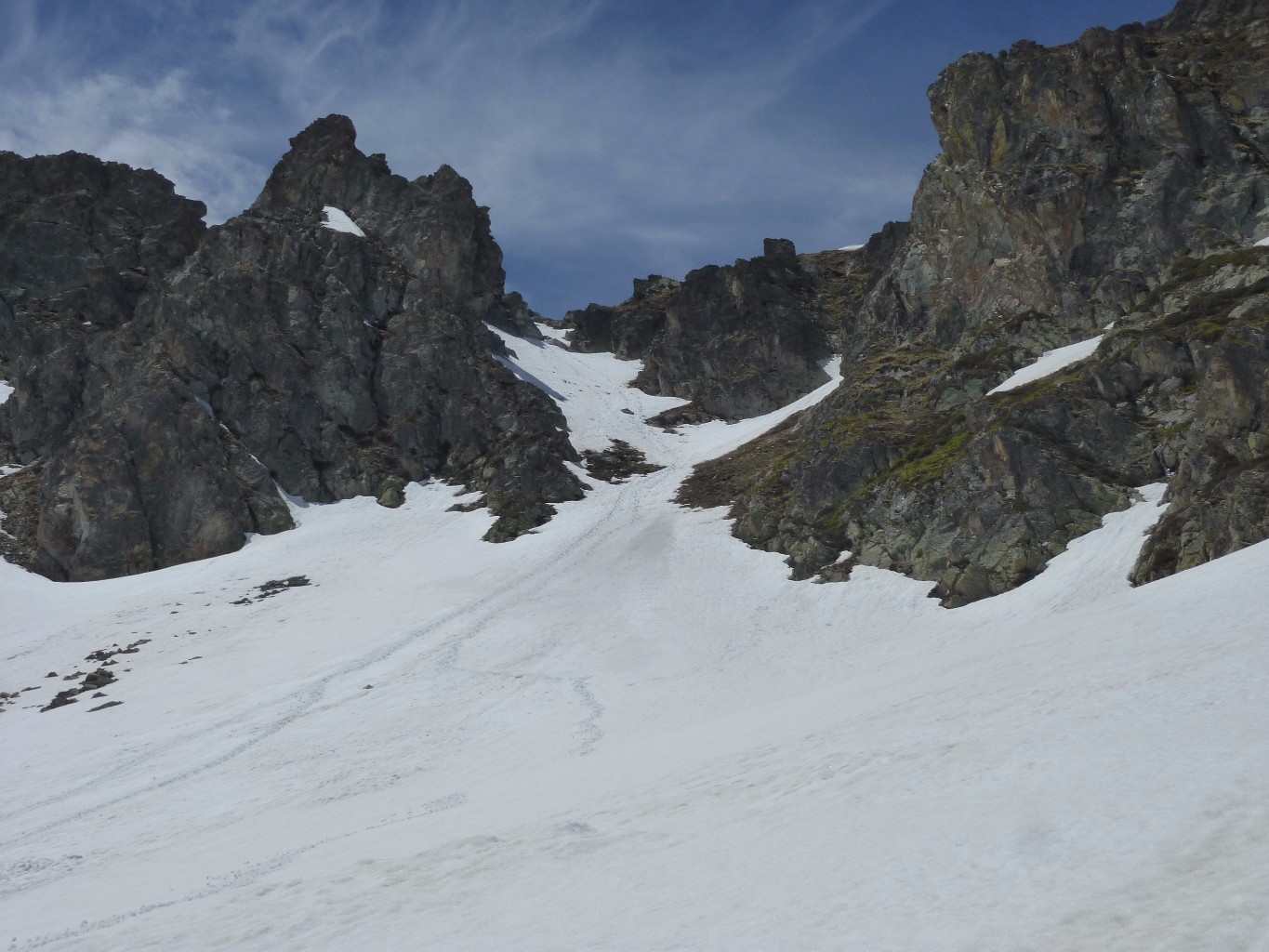 Couloir E de descente