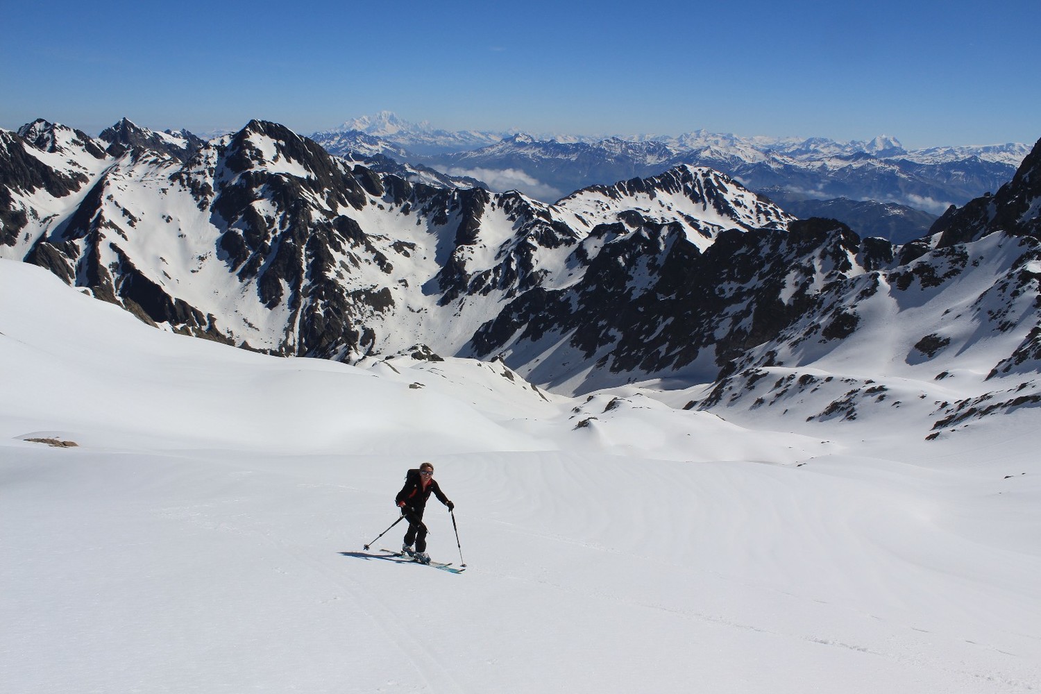 Nouvelle montée en direction du Rocher Blanc
