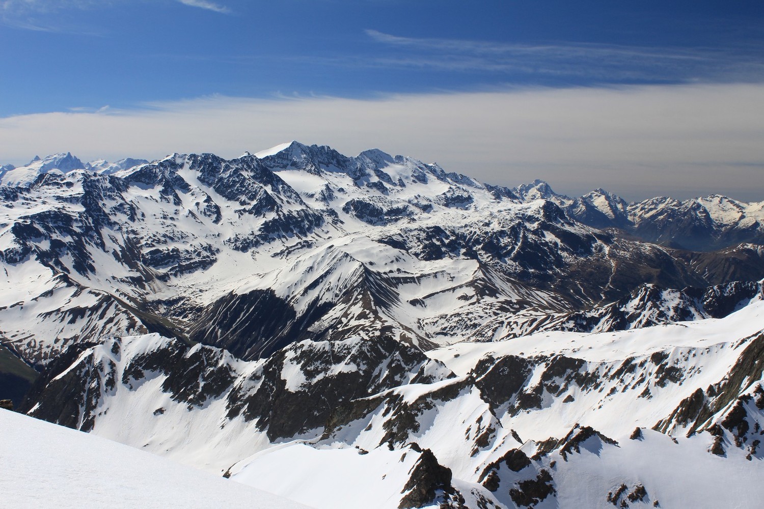 De Rocher Blanc, vers le S