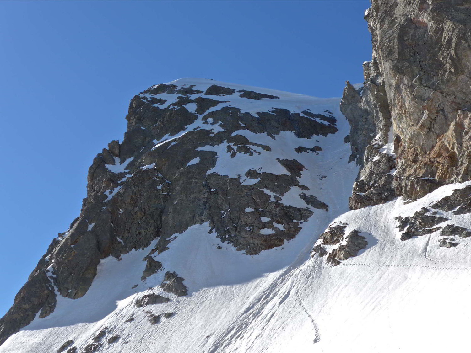 Le Couloir N du Mt Clapier.