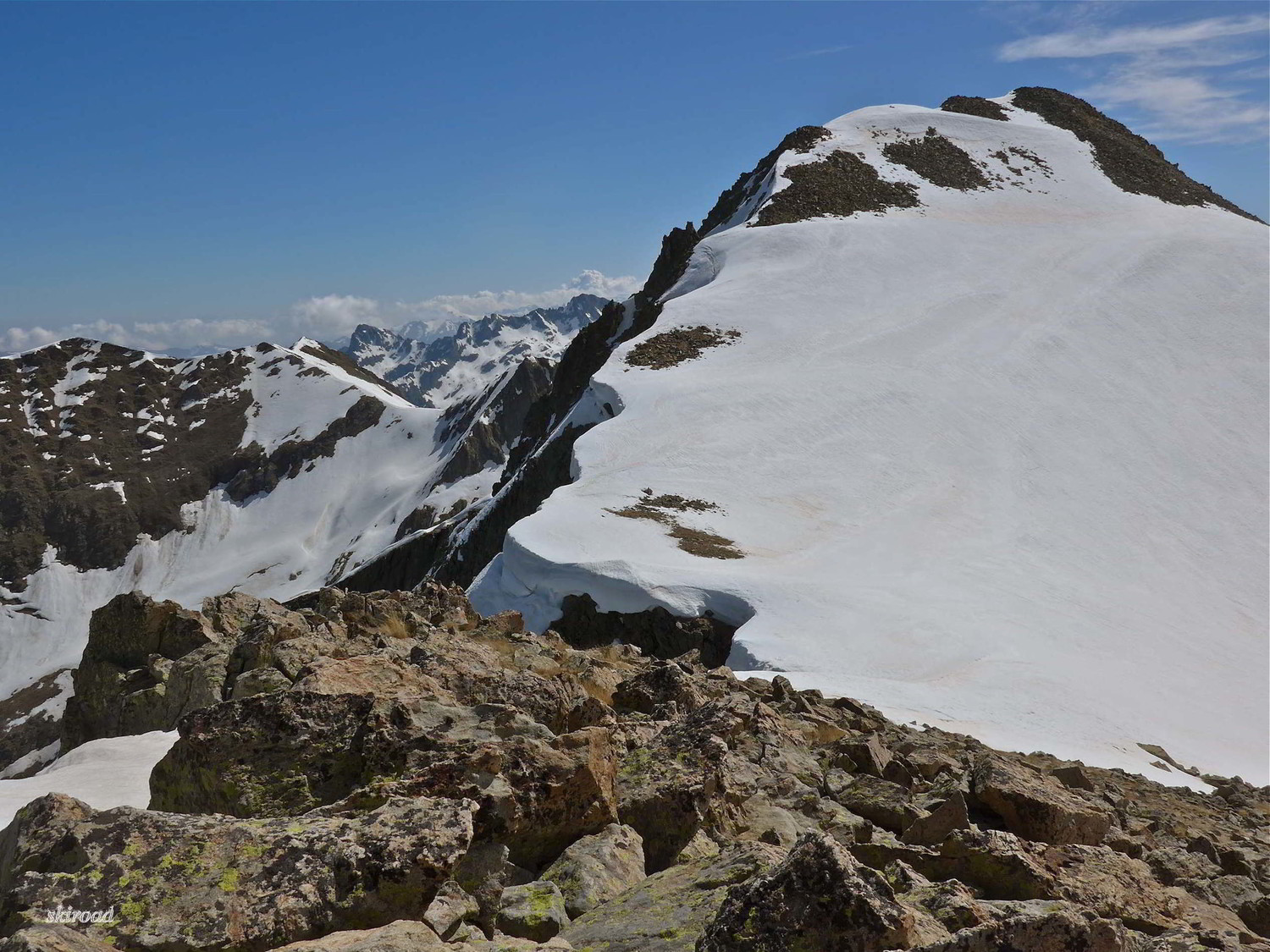 La Cime E de l'Agnel, prochain objectif.