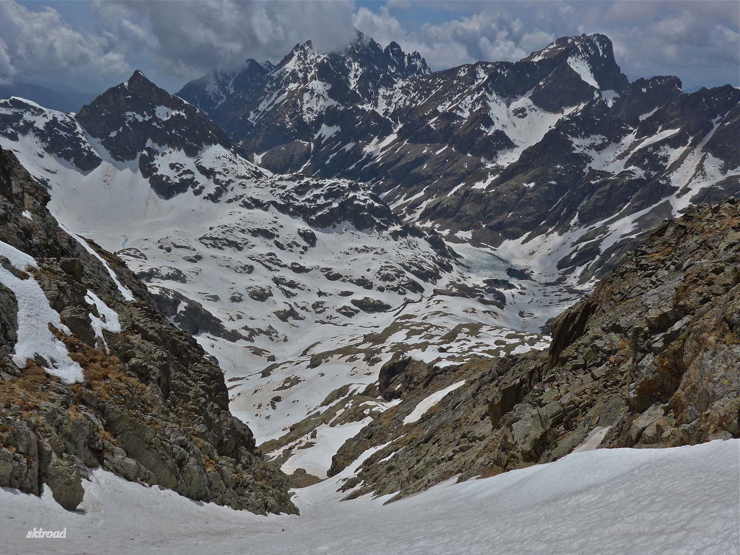 Le couloir W d'Asquasciati.