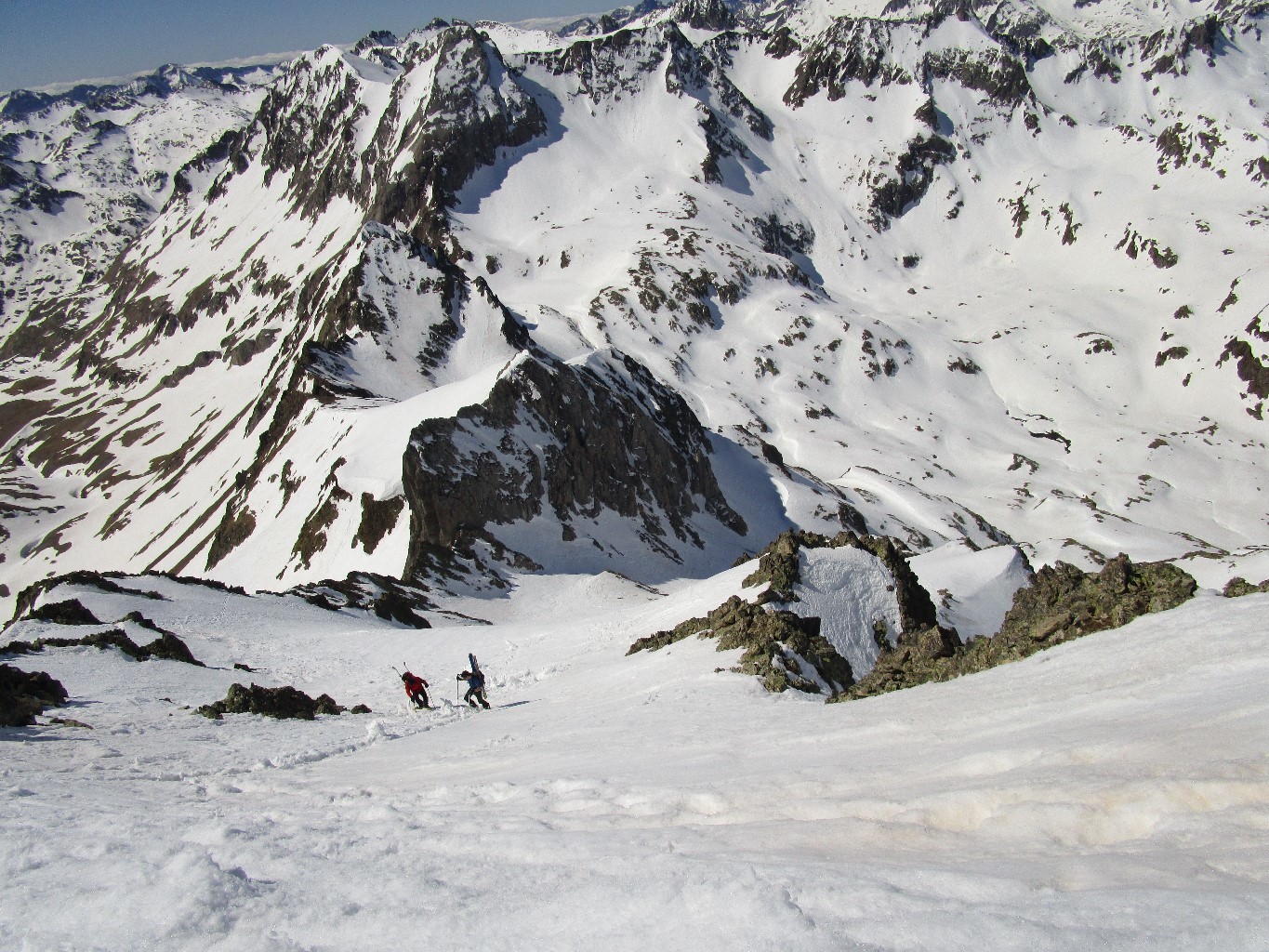 A l'approche du sommet