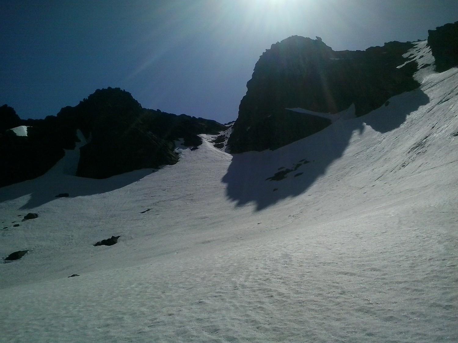 Quatre termes et Contadé, au centre couloir et bréche du Contadé