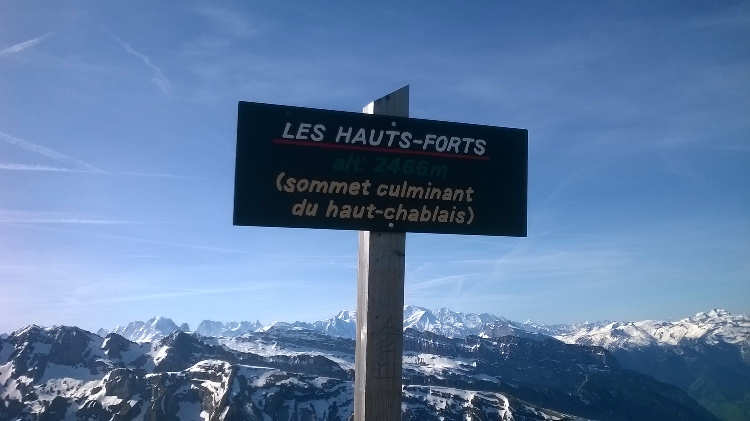 Sommet des hauts forts