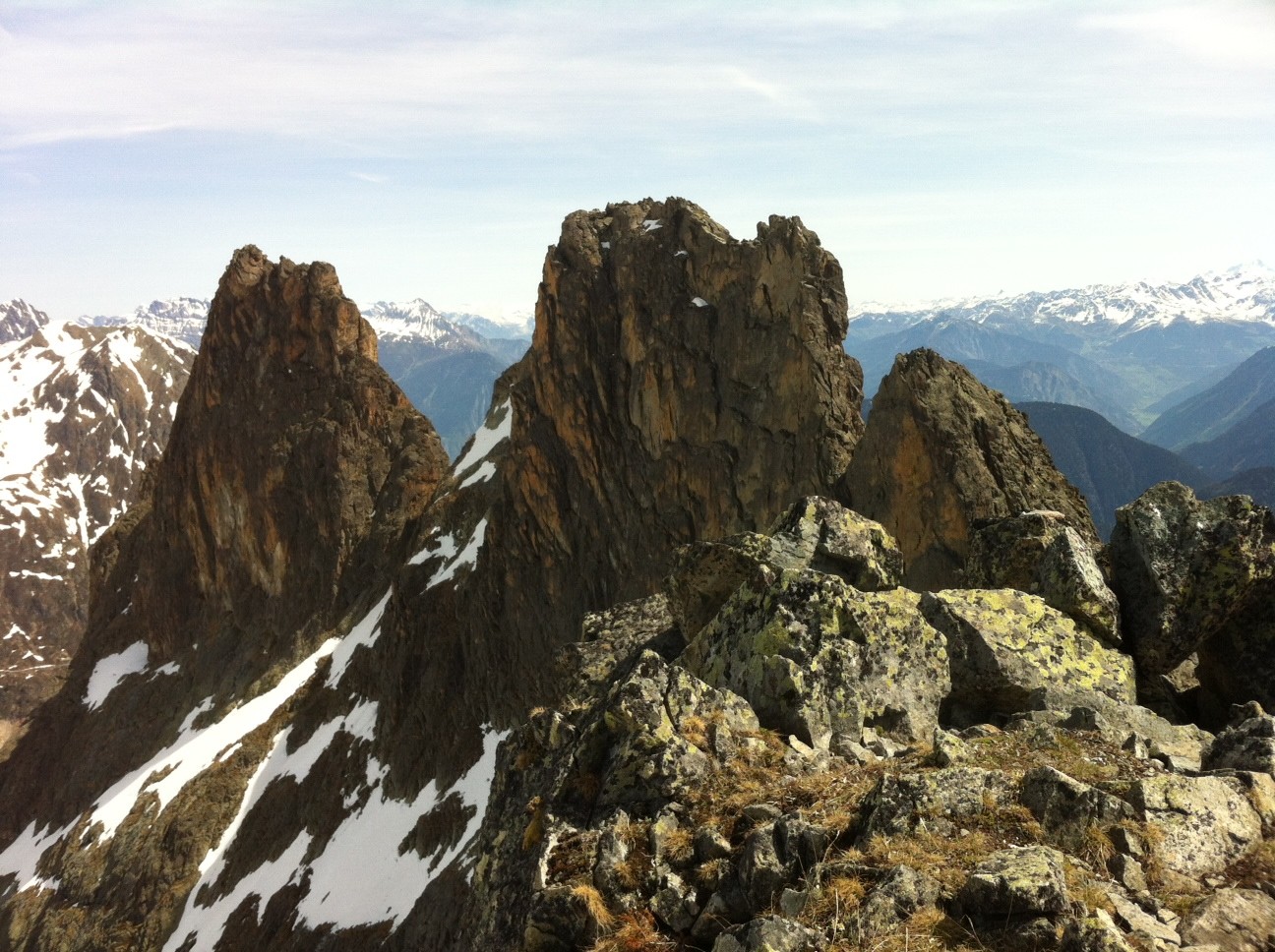 Les arêtes sont bien sèches