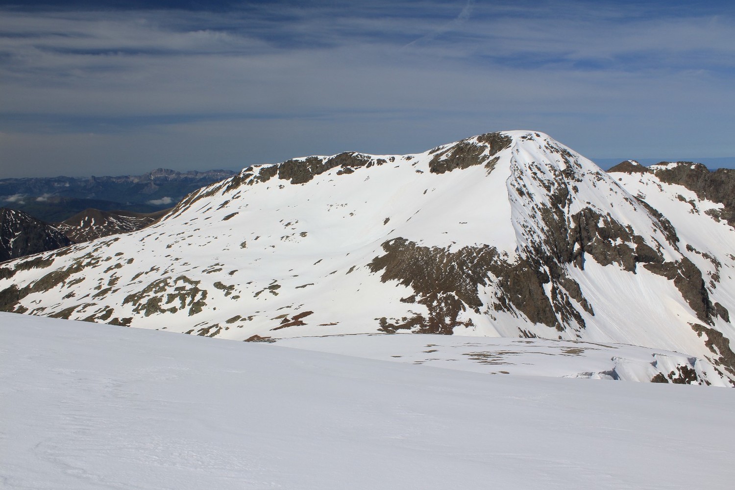 Taillefer et Petit Taillefer vus de la Pyramide d'Ornon