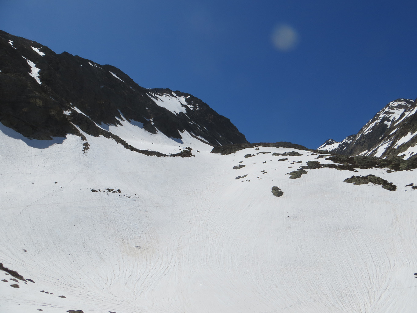 Derniers virages avant le refuge