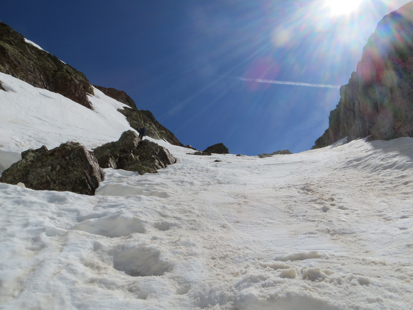 Le couloir avalé, la neige était bien souple