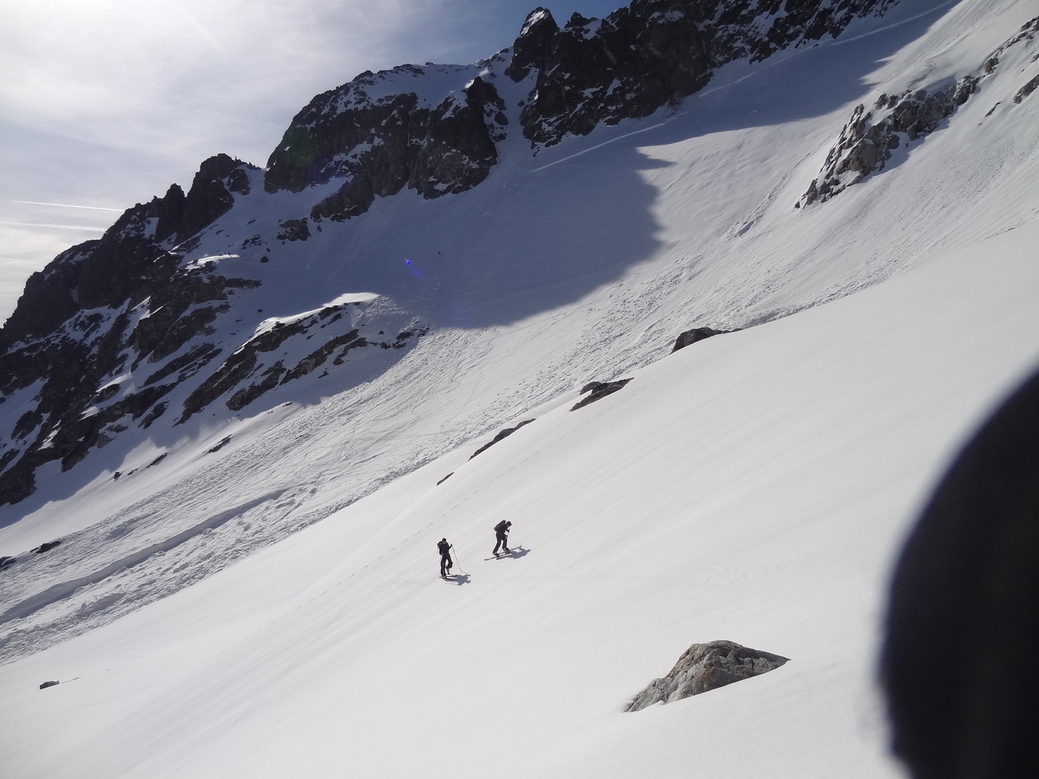 on distingue la zone de decrochage