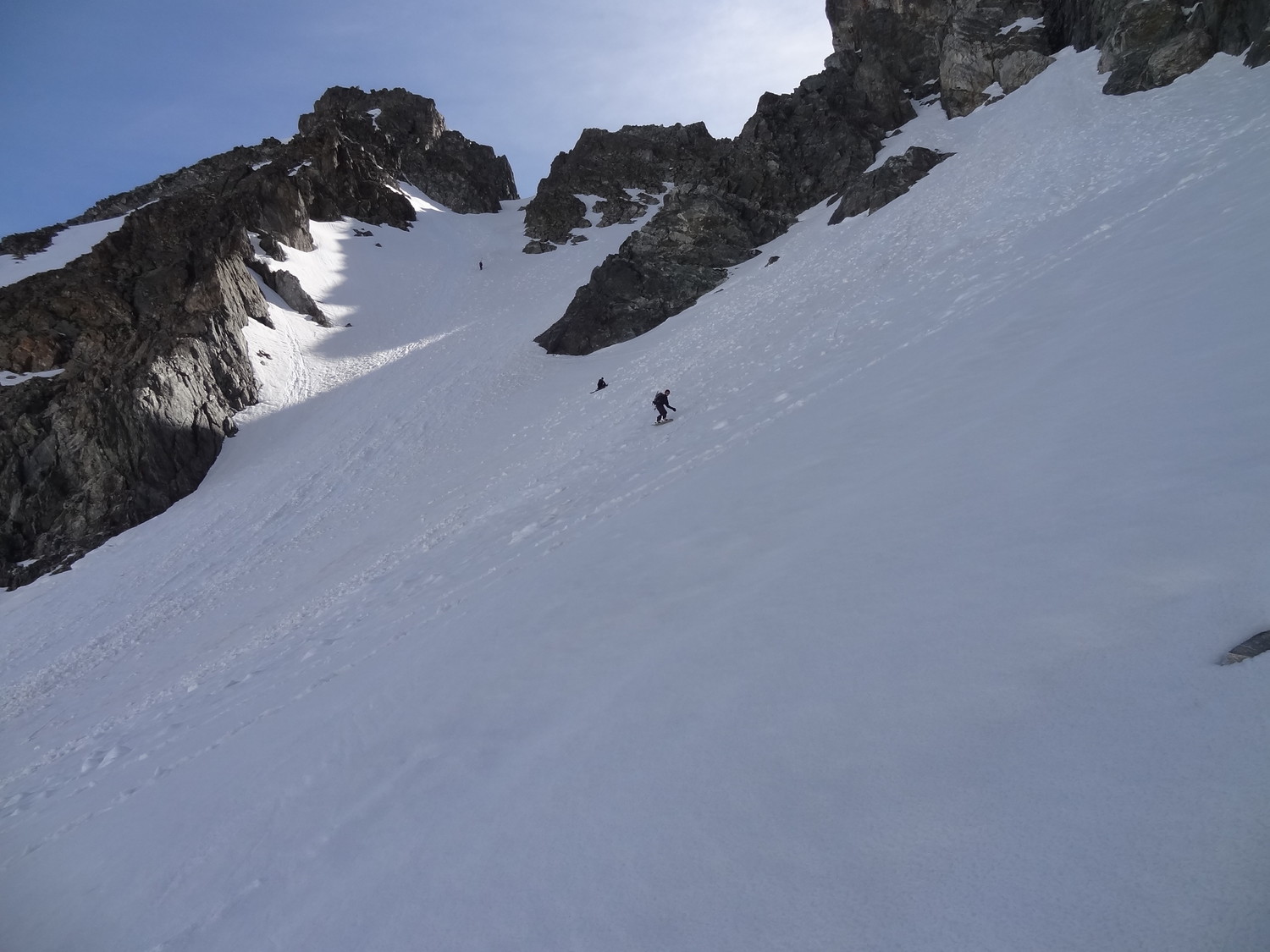 sous la brèche de l'Argentière