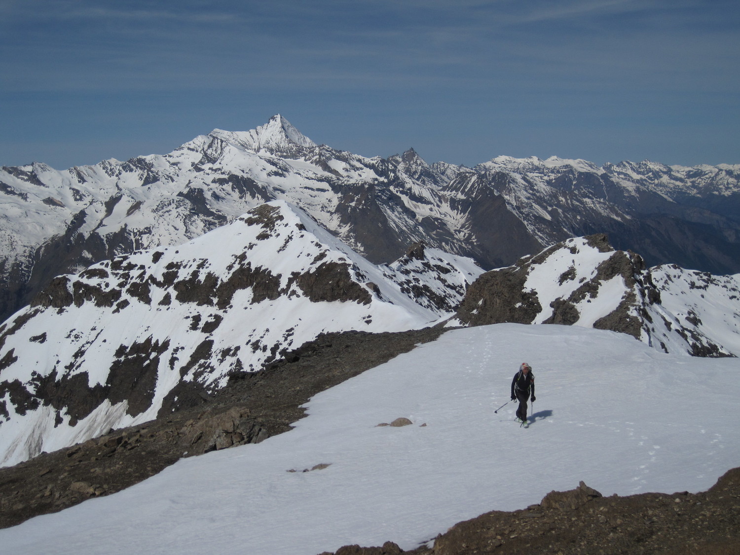 In cima alla Penne Blanche