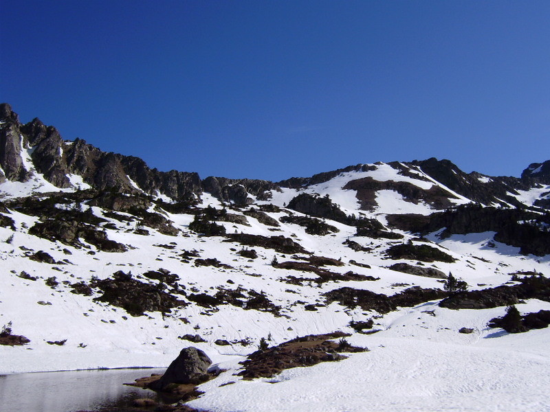au niveau du lac d'Agalops