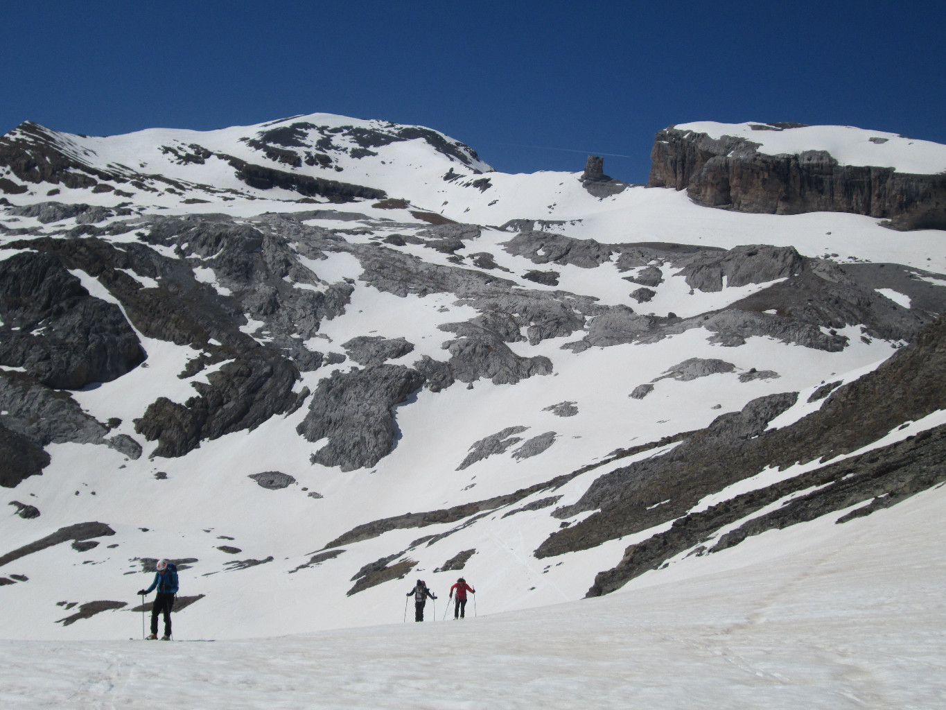le versant sud