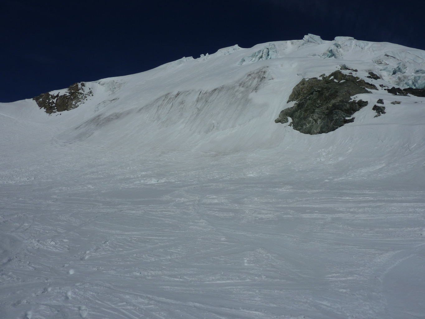 Chute de séracs au col des Vignettes