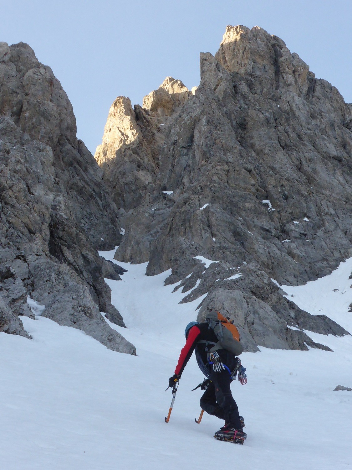 Meyna, couloir nord.