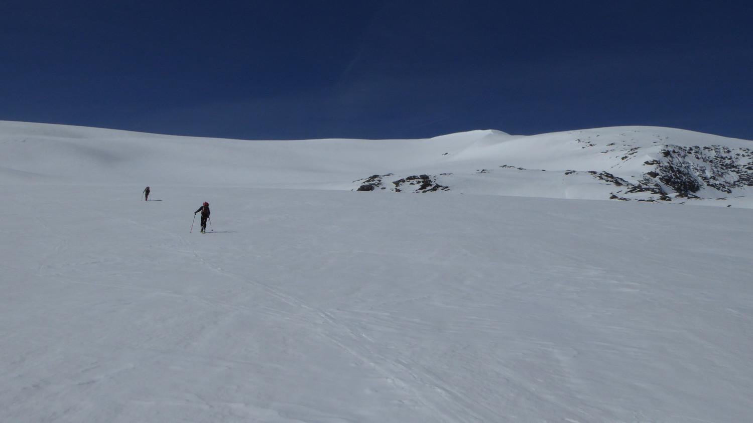 En montant vers le Dôme des Sonnailles