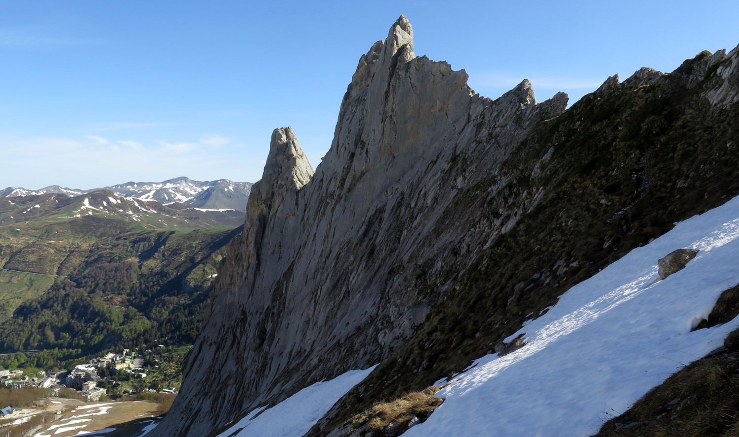 arrivée au collet de départ