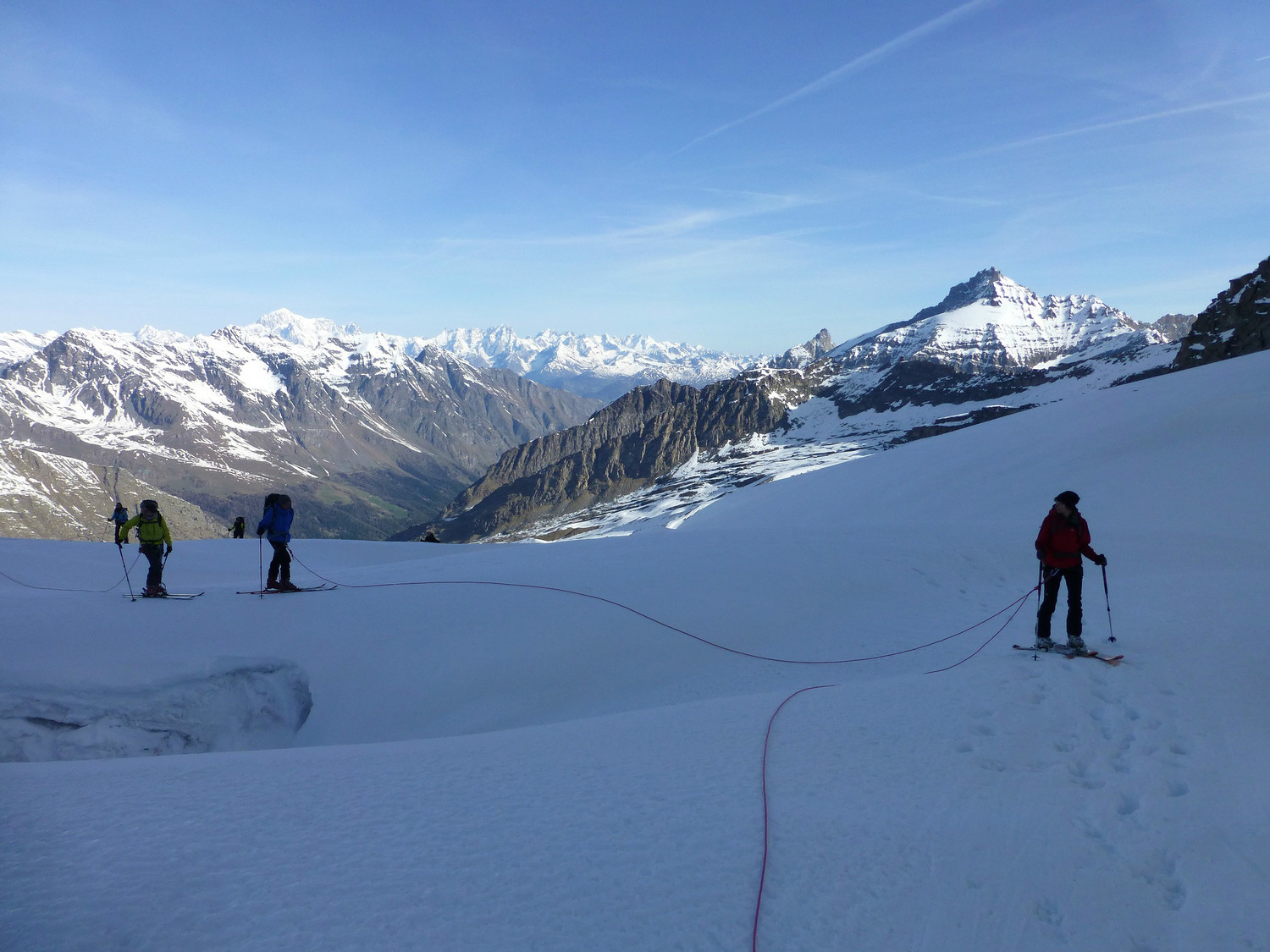 Crevasse montée