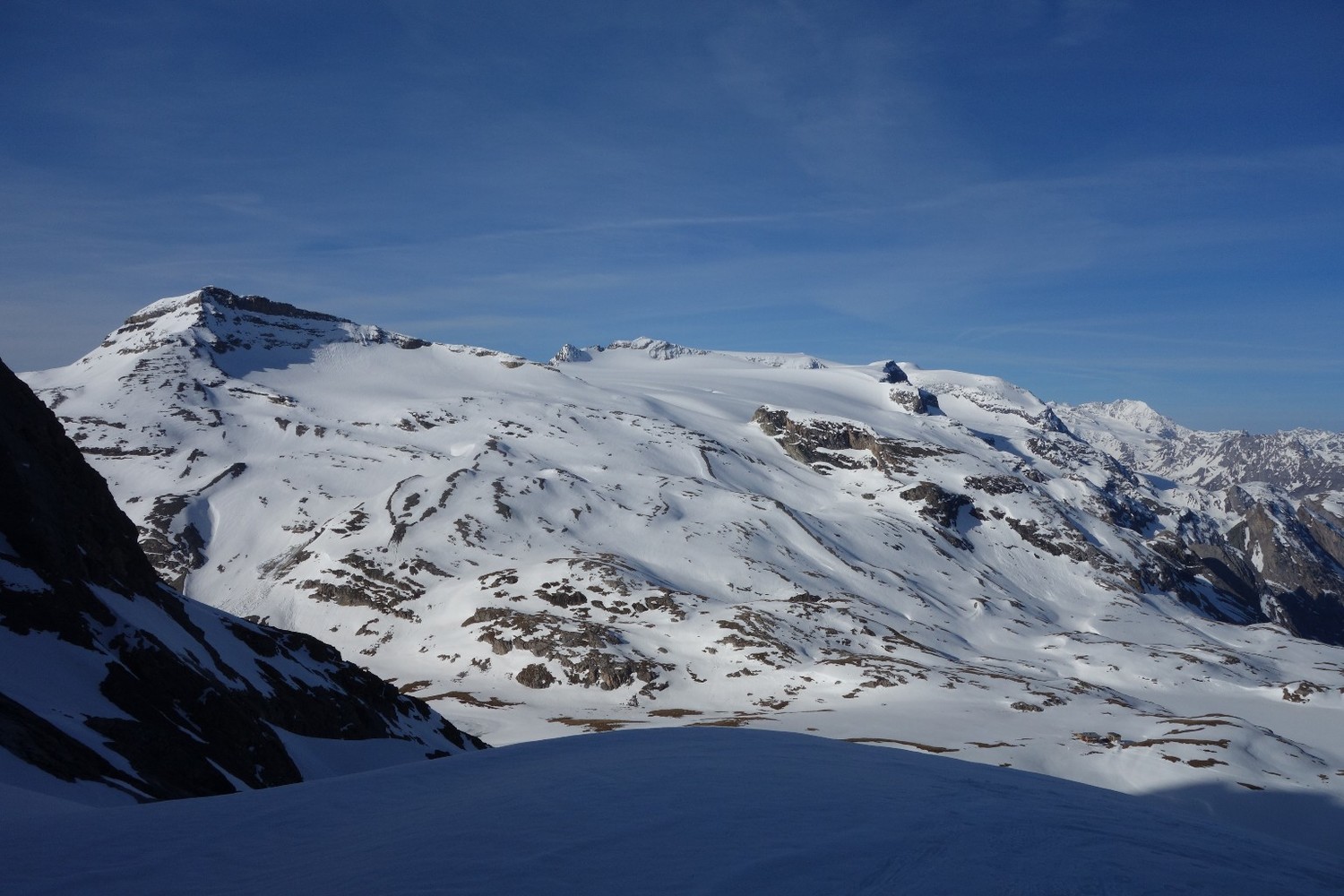 Réchasse et glacier du Dard depuis les Grands couloirs