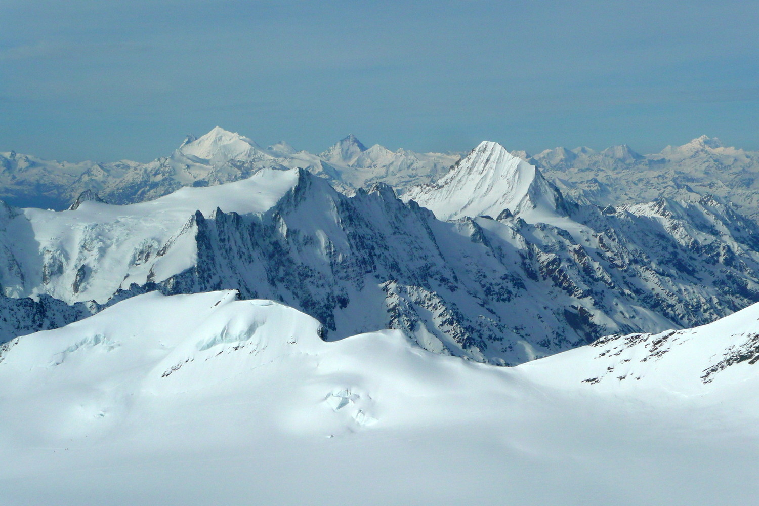 Il Weisshorn sullo sfondo Vallesano