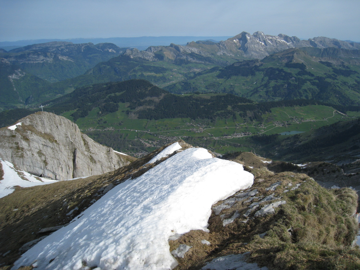 aig N des Calvaire(la Croix) -vu depuis Pointe 2378m