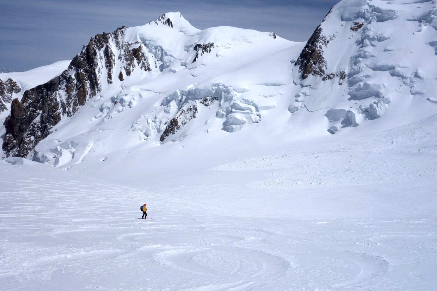 descente vers le Grand Plateau