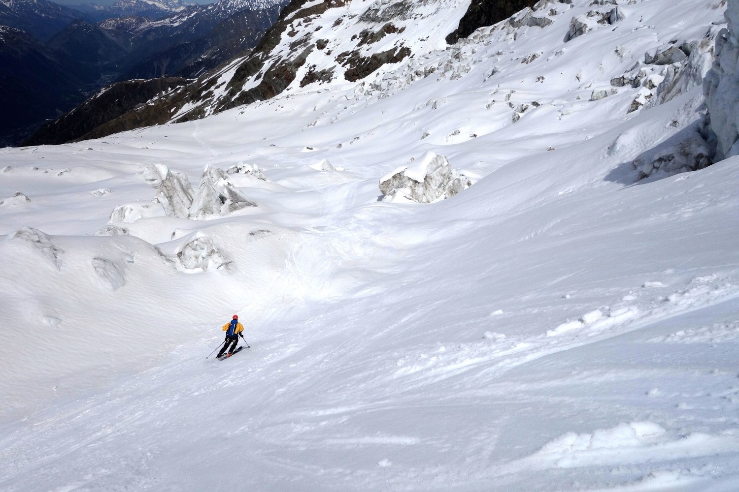 retour vers le Plan de l'Aiguille