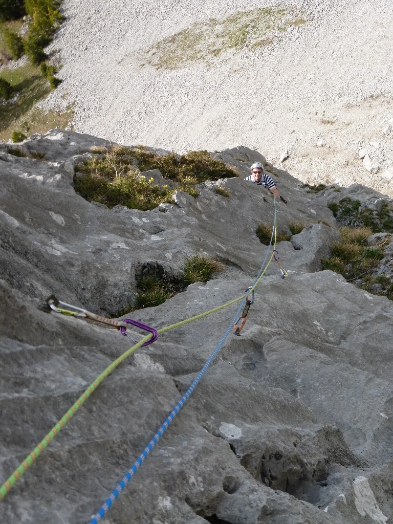 heureux d'avoir fait la traversée sur les pieds L2 d'Orage