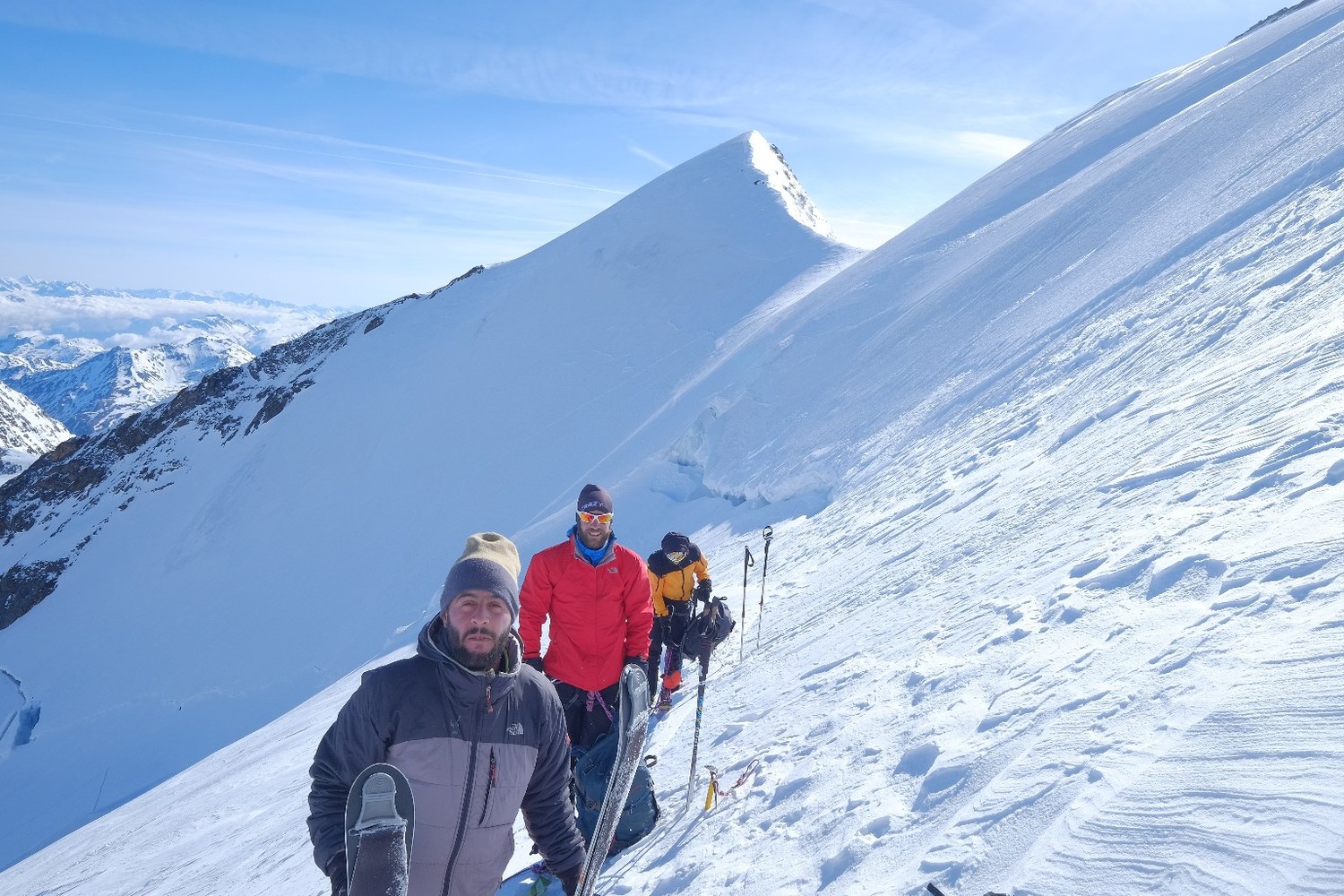 La terminale sotto il Windjoch