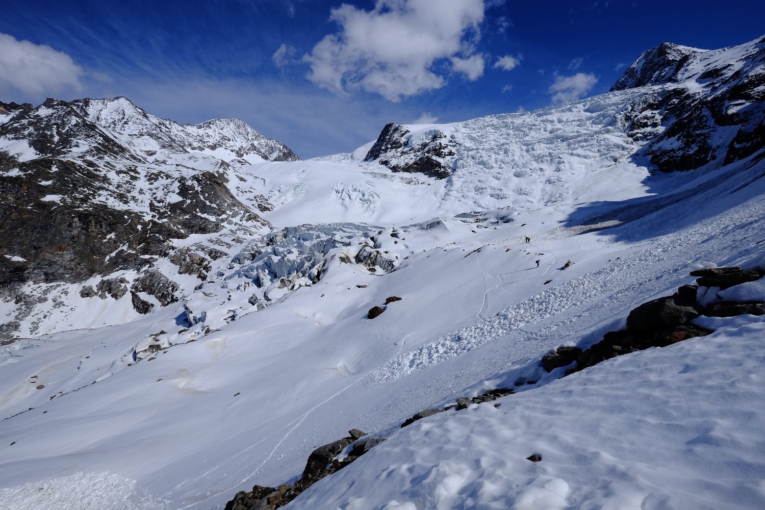 Il pianoro glaciale di quota 2650m ca del Riedgletscher