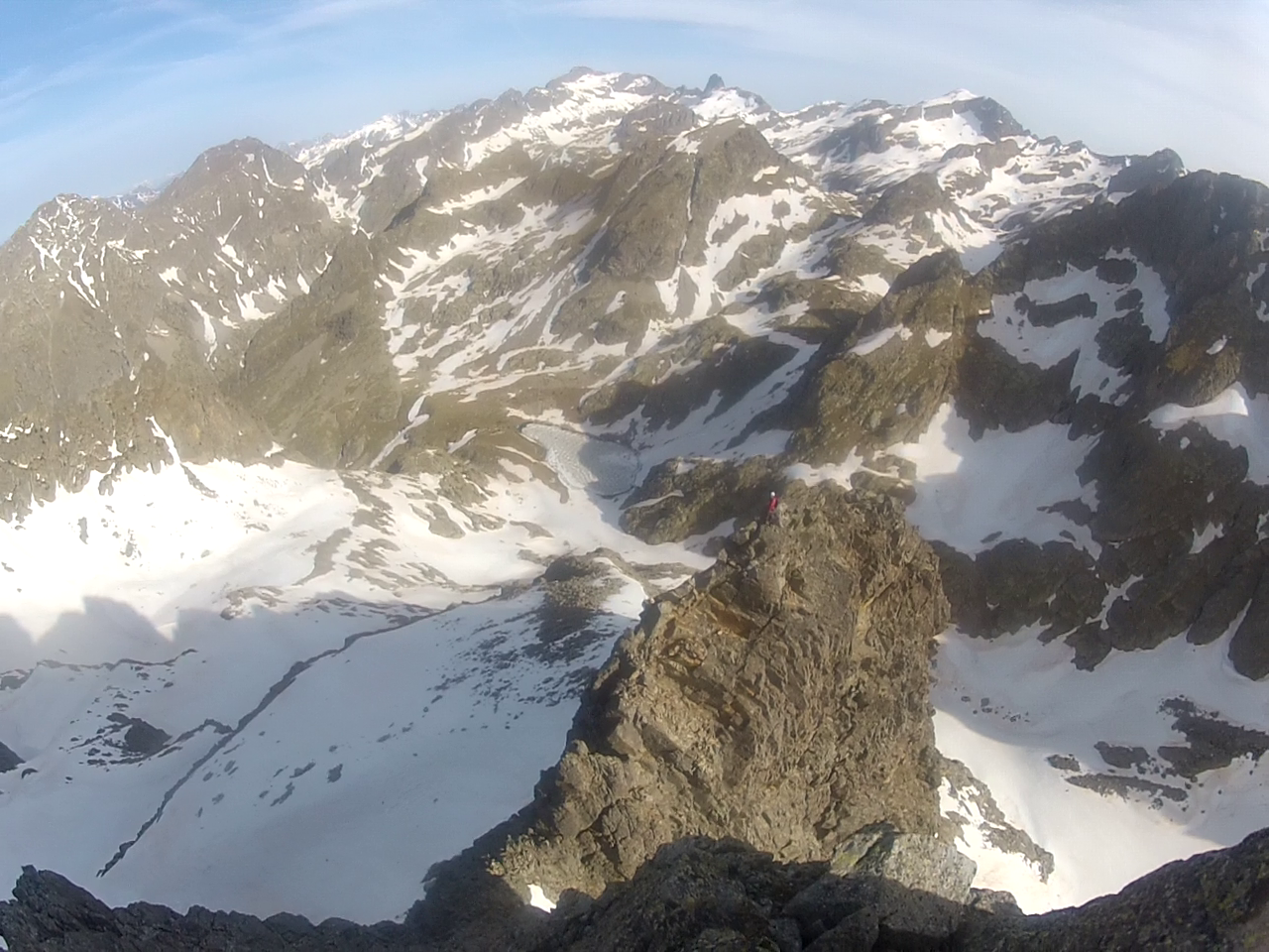 sur l'arete