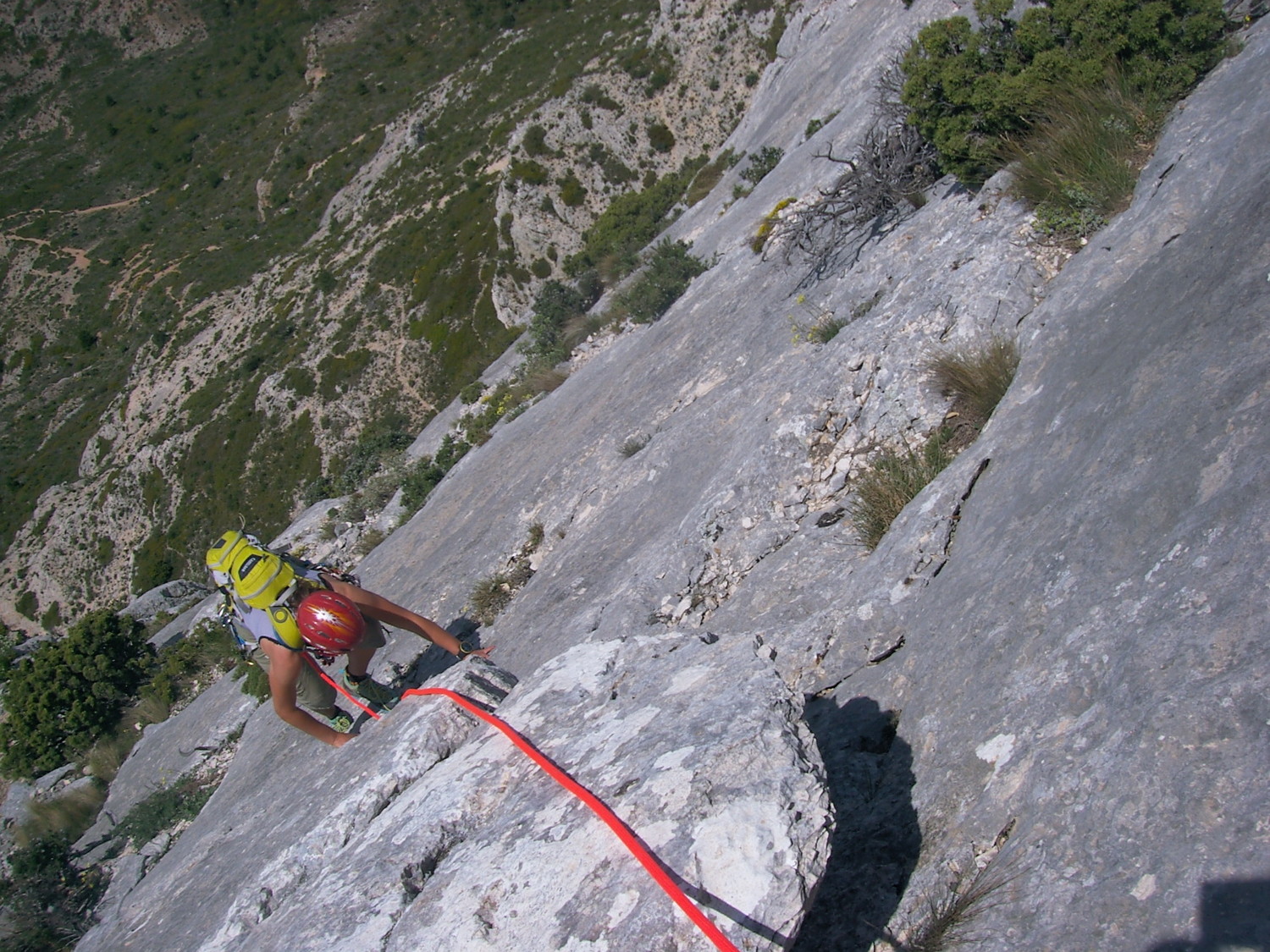 Arête d'Aix : de la dalle