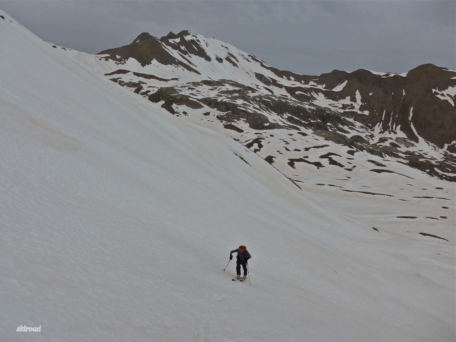 Mon ami Dani en plein effort, première sortie de la saison pour lui.