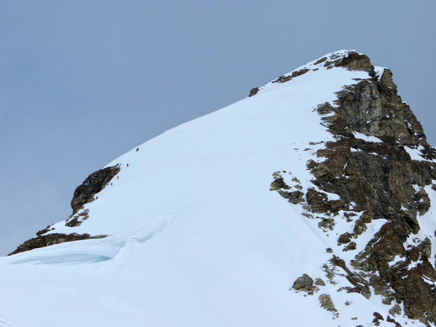 Arête SSE finale de la Junfrau