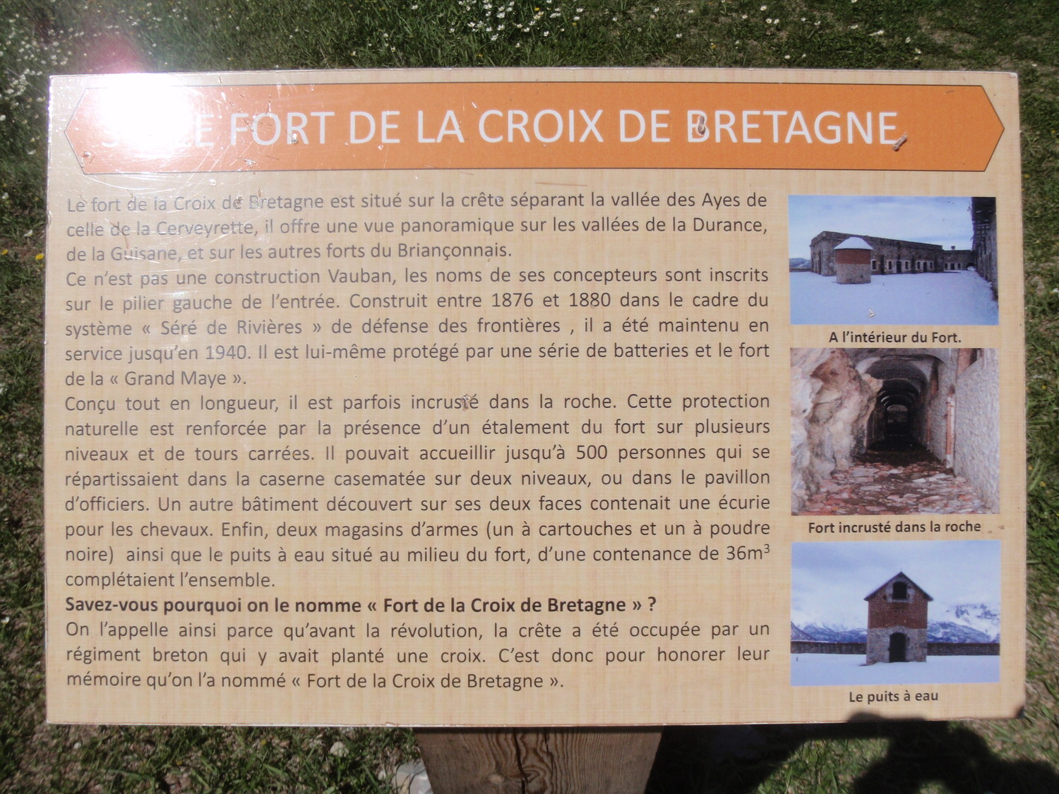 fort de la croix de bretagne