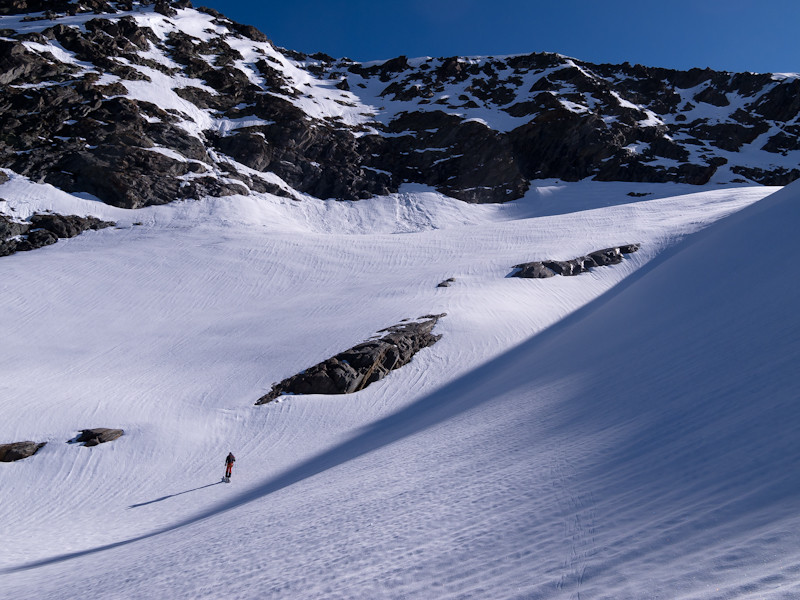 Sur le glacier du Grand